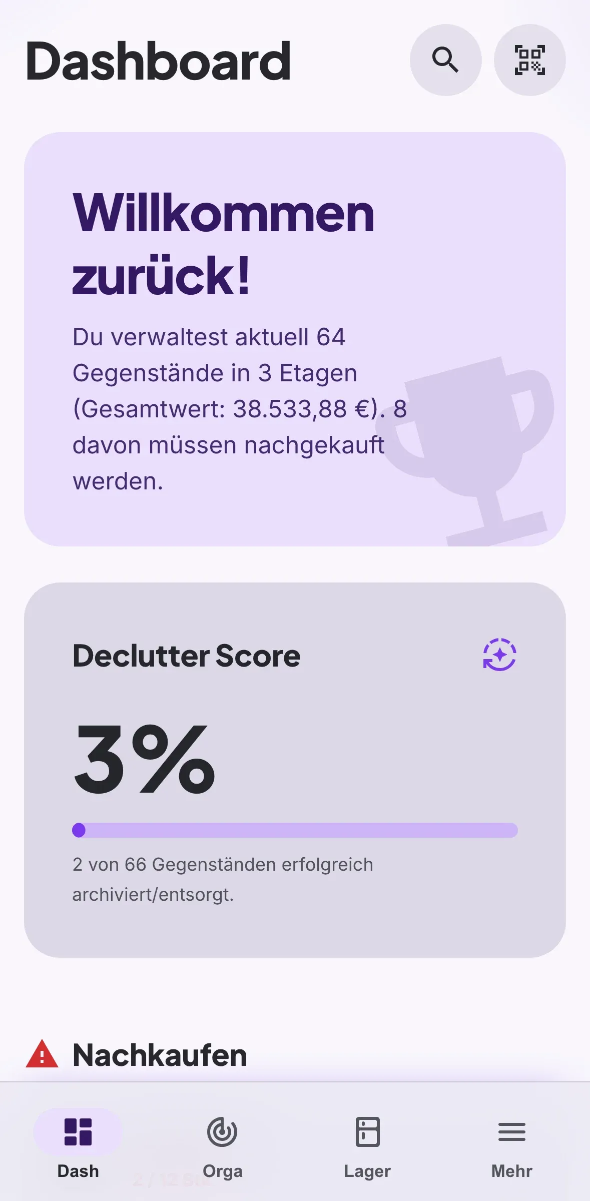 WeDoStuff auf dem Handy