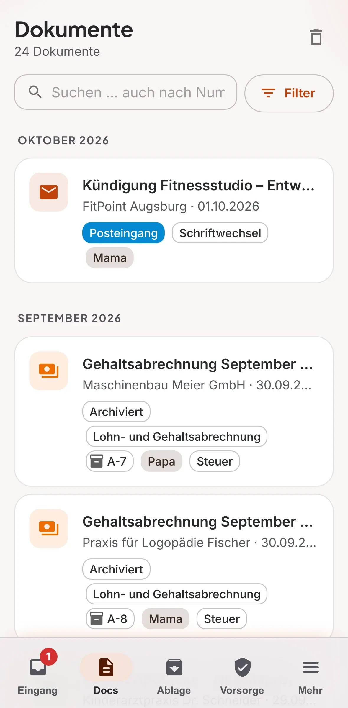 WeDoDocs auf dem Handy